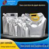 Saco com Bico de Sucção em Folha de Alumínio em estoque Sopa Quente Base para Panela Quente Saco de Embalagem para Líquidos Saco Auto-suportável para Alimentos Líquidos Saco para Leite de Soja Sopa de Ameixa Azeda