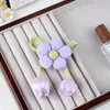 Colgante de flor de algodón relleno de tela tulipán accesorio de ropa DIY flor tridimensional linda flor de cinco pétalos accesorio para sombrero