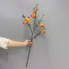 Venta al por mayor del fabricante, Ramas de granada simuladas, Caquis grandes simulados, Transmisión en vivo de celebridades de Internet, Frutas simuladas, Decoración china, Fotografía de bodas