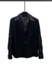 Camisa de Solapa Patchwork Estampado de Leopardo para Hombre, Sin Planchar, Caída Suelta, Falso Dos Piezas, Manga Larga para Viajar, Superventas Transfronterizo