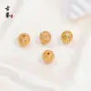 Pulsera Antigua de Oro Esmaltado con Cuentas de Gota de Aceite Cloisonné con Cuentas Accesorios para Pulseras Hechos a Mano DIY Accesorios para Collares Cuentas Sueltas