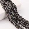 Cuentas de cristal galvanizado cuentas de cacahuete nuevos accesorios para joyería DIY cuentas sueltas pulsera accesorios para el cabello fabricantes