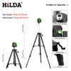 Nivelador Láser Verde Hilda de Cinco Líneas con Soporte, Nivelador Autonivelante Transfronterizo de Alta Precisión