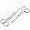 [Directamente del Fabricante] Tijeras Curvas Grandes de Acero Inoxidable de 14 cm, Tijeras Auxiliares, Tijeras para Gasa de Belleza, Tijeras para Cejas, Tijeras para Vello Nasal, Tijeras Rectas