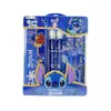 Set de Artículos Escolares Periféricos de Animación de Dibujos Animados, Set de Papelería Infantil, Caja de Regalo, Portalápices de Stitch, Combinación de Platos Triangulares