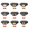 Linterna frontal de cabeza para camping al aire libre, nueva, transfronteriza, recargable tipo C, para exteriores, ciclismo, pesca, multifunción, luz fuerte