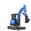 Importado Nuevo Tipo de Oruga Pequeña Multifuncional Accesorios para Máquina de Gancho Configuración Agrícola Excavadora de Jardín para el Hogar Transfronterizo