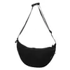 Nova Bolsa Transversal de Grande Capacidade Estilo Dumpling, Casual e Versátil, Mochila para Estudante Universitário, Bolsa Esportiva de Estilo Simples, Bolsa de Ombro