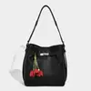 Moda de Nicho Bolsa Kelly Feminina 2026 Nova Casual Versátil Bolsa de Ombro Único Transversal Bolsa Macia Bolsa Saco Bolsa Tote
