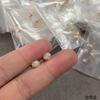 Brincos Kaka Classic de Ponto Único com Diamante, Espessamente Banhados a Ouro 18K, Brincos de Ponto Único Diamante UFO, Acabamento de Alta Qualidade, Joias Estilo Bolha para Mulheres