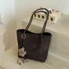 Bolso de mujer de gran capacidad 2026 nuevo de moda otoño vintage patrón tejido bolso tote para el trabajo bolso de hombro de gran capacidad