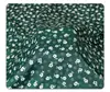 Tecido de seda coreana de alta qualidade Tecido com estampa floral pequena Vestido saia pequena Tecido de chiffon fresco feminino Qipao