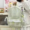 Mochila de Encaje Delicada Estilo Coreano Ins Hada Nueva para Estudiantes de Secundaria, Bolso Escolar de Alto Valor, Mochila de Viaje