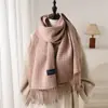 Estilo Novo Outono e Inverno Xadrez Artístico Areia Fina Imitação de Caxemira Lenço Xale para Homens e Mulheres, Quente e Fashionável Lenço com Franjas para o Dia a Dia