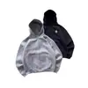 Sudadera con Capucha y Cremallera Transfronteriza de Comercio Exterior Estampado 2D Moda Callejera para Hombres y Mujeres Nueva Holgada Retro Cárdigan Sudadera