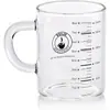 Amazon Vidrio de Alto Borosilicato Resistente al Calor Leche Retro Taza de Café Taza Mango Taza de Té de Vidrio Jugo