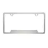 Fornecimento Transfronteiriço de Porta-Placas de Aço Inoxidável Padrão Americano, Porta-Placas Americanos, Porta-Placas de Dois e Quatro Furos