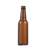 Botella de vidrio para refresco de 330ml botella de vino 250ml 500ml botella de cerveza de vidrio transparente marrón botella vacía