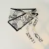 25 Bufandas Triangulares Nuevas con Cordones Estampado de Anacardo Leopardo Cortina de Asiento Accesorios de Pañuelo para la Cabeza Estilo Coreano Chal Retro para Mujer