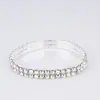 Joyería de Mano Transfronteriza, Pulseras de Aleación de Lujo Ligero y Gama Alta, Pulseras de Diamantes y Pedrería en Dos Tonos, Pulseras y Joyería de Moda para Mujer al por Mayor