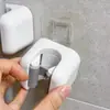 Nuevo clip de pared para mopa, gancho sin taladro para pared de baño, estante de almacenamiento para escobas, soporte para mopa