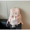 Bolsa de Lona Transfronteiriça para Mulheres, Grande Capacidade, Estilo Coreano Casual, Novo Modelo 2026, Mochila, Bolsa Escolar para Estudantes, Mochila de Viagem Leve