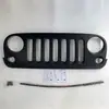 Proporciona Parrilla Frontal Original de Alta Calidad para Jk Wrangler Hecha de Material ABS para Modelos 07-17