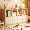 Estante de Livros Multi-Camadas Tipo Gaveta Rack de Armazenamento Estante para Livros Ilustrados Infantis Quarto Quarto de Dormir Casa Estante de Livros de Chão Armário de Armazenamento
