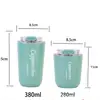 Taza Termo de Acero Inoxidable Doble Capa Transfronteriza Moda de Oficina Taza de Regalo Vaso de Bolsillo Portátil Taza de Café para Coche