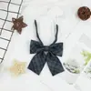 Estilo Colegial Japonês JK Gravata Borboleta Colar Feminino Flor Xadrez Gentil Uniforme de Uma Faca Popular na Internet Laço Camisa de Menina Uniforme Escolar