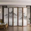 Biombo Estilo Chino para Sala de Estar y Dormitorio, Moderno Sencillo Entrada de Casa Madera Maciza Plegable Móvil