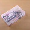 Caja de Plástico Vacía de 15 Compartimentos con Tapa para Exhibir Joyería, Componentes y Organizar Teléfonos Móviles, Caja de Almacenamiento para Ferias Comerciales