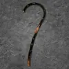 Masajeador de gancho de ratán natural para cuello, hombros, cintura y columna cervical, gancho de madera de ratán hecho a mano para dar palmaditas en la espalda
