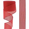 63mm Europeo y Americano clásico color sólido imitación lino cinta de lino rollo de lino corona lazo material correa de jardinería punto 10Y