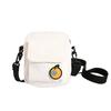 Bolsa pequena fofa para mulheres 2024 nova tendência bolsa vibrante para celular de estudante menina estilo japonês bolsa transversal de lona fresca