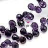 Agujero Horizontal Cristal de Fresa Cristal Facetado Cuentas Sueltas Bombilla de Luz Perlas Destellantes Accesorios para Joyería Hecha a Mano DIY Decoración Colgante para Coche