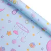 Papel de Presente de Aniversário Infantil Mais Vendido Internacionalmente, Papel de Presente de Desenho Animado, Papel para Capa de Livro de Brinquedo de Animal Fofo, Pronto para Entrega