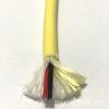 Cable coaxial de red extensible con cable de acero, cable de alambre móvil, flotabilidad cero, fibra óptica resistente a la torsión, cadena de arrastre anticongelante resistente al aceite