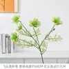 5 Cabeças de Flores Pretas Artificiais para Decoração de Corredor de Casamento, Sala de Estar de Casa, Arranjo de Mesa de Jantar, Arte Floral para Salão de Casamento