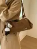 Bolsa Fosca Retrô Fashion para Mulheres 2026 Novo Modelo Grande Capacidade Bolsa de Ombro para Sobraco Bolsa de Mão Super Popular Bolsa Baguette