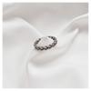 Anillo retorcido de plata antigua retro de moda estilo coreano INS para mujer fabricantes de joyería al por mayor
