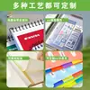 Páginas internas A6 customizadas de bobina única, caderno portátil estudantil criativo de alta estética, planejador, diário, impressão de folha solta