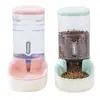 Dispensador automático de água e comida para cães e gatos de grande capacidade transfronteiriço, tigela de armazenamento de ração, utensílios para ração de animais de estimação atacado
