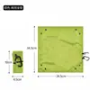 Cojín de asiento plegable multifuncional de doble uso ultraligero, almohadilla para glúteos a prueba de humedad para exteriores, bandeja de almacenamiento, portátil para acampar, hacer picnics y senderismo