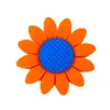 Contas de margarida de silicone, pingentes de pulseira de flor de girassol colorida, acessórios, acessórios de vestuário DIY, decorações