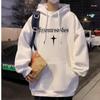 Sudadera para Hombre Otoño e Invierno 2024 Nueva Americana High Street Suelta Moda de Marca para Niños Estampada Pesada con Capucha Chaqueta Polar