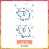Adesivos de tatuagem coloridos para crianças transfronteiriços Eu amo a China reabastecendo adesivos de rosto de arco-íris à prova d'água esportes duradouros dia nacional