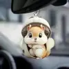 Fabricante de Colgantes para Coche de Acrílico Colgante Creativo de Cachorro 2D para Mochila Llavero Perro de Peluche de Dibujos Animados