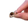 Anillo Retro Francés Imitación Ojo de Tigre Maillard Diseño de Nicho Femenino Dedo Índice Anillo Ovalado Pesado de Alto Grado Distintivo