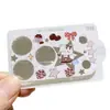 Prata Brilhante Porcelana Desenho Animado Novo Filme de Lente Adequado para Protetor de Lente Apple 17P/17PM/18P/18PM